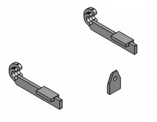 Koppelhaken Frontlader Radlader Anschweißkonsole Teleskoplader Merlo ZM2 lose