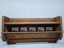 RAR antik Handtuchhalter "WÄCHTERSBACH" Delfts  Delfter Motiv Windmühle