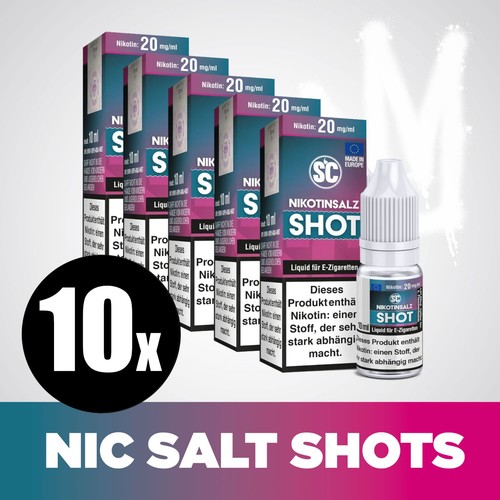 10x nikotinsalz shots - sc,