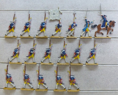 Zinnfiguren preussen 1750 - 18,