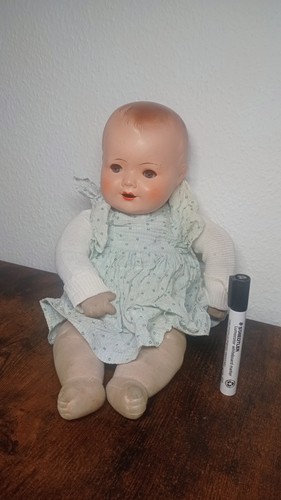 Alte babypuppe massekopf - alte,