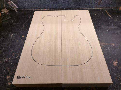 Obeche stück gitarre bass - obeche,