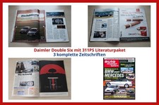Daimler Double Six mit 311PS Literaturpaket - 3 komplette Zeitschriften