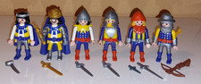 PLAYMOBIL KONVOLUT - RITTER FIGUREN MIT WAFFEN - KÖNIGSRITTER + KÖNIG !!!!