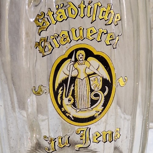 Antiker bierkrug städtliche - ",