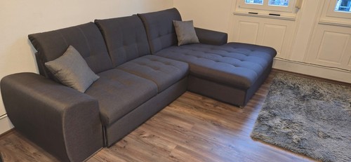 Graues schlafsofa ohne - graues, (ohne