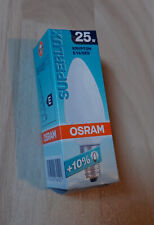OSRAM Glühlampe Superlux B SIL 25 weiß opal 25W E14 Krypton Kerzenlampe