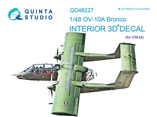 10a bronco interior - ov-10a, 3d