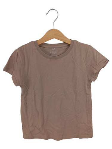 Kinder shirt basic braun - kinder,