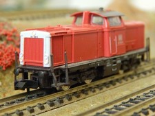 Fleischmann 7229 : DIESELLOK BR 212 106-9 "DB" IN ROT MIT OHNE OVP ANALOG