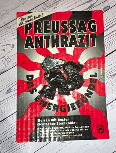 Preussag anthrazit werbekarte - preussag,