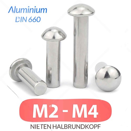 Halbrundnieten vollnieten - halbrundnieten,