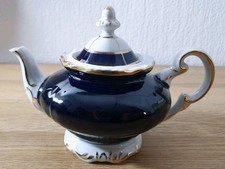 Weimar Porzellan Teekanne Echt Kobalt Blau  #30 Made in GDR -Neuwertiger Zustand