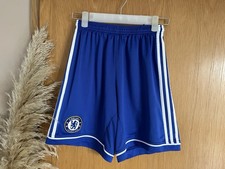 Adidas Kinder Shorts ~ Gr. 170 176 ~ blau ~ Chelsea ~ Fußball kurze Hose ~ Top