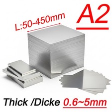 Edelstahlblech gebürstet Dicke 0,6mm 0,8 1-5mmm  V2A Zuschnitte Platte VA Blech