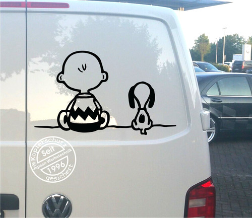 Aufkleber snoopy charly - aufkleber,