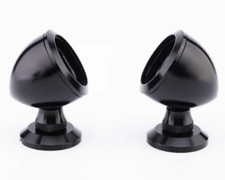 Black Aluminum Tweeter Pods