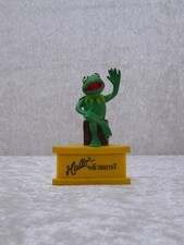 Schleich Figur auf Sockel Kermit der Frosch Muppets - Hallo wie gehts? - Vintage