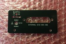 Back panel for Amiga CDTV Commodore SCSI BluePill - black