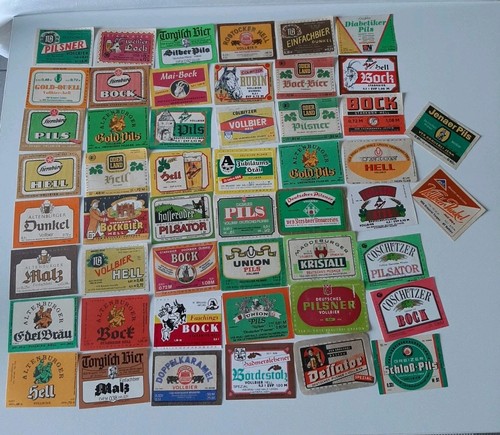 Konvolut bieretiketten - 50,
