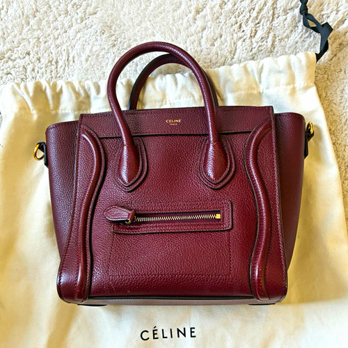 Celine micro luggage bordeaux - micro,