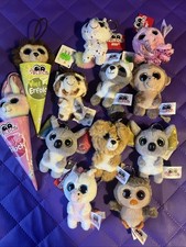 Nici Glubschies Schlüsselanhänger Stofftiere 10 St.+2 Bonus Glubschis Neu Top