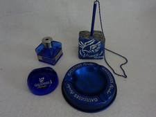 4er Gauloises Set - Aschenbecher, Tintenfass, Zettel/Briefhalter, Stiftehalter