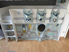 Skandic "FLEXA White Halbhohes Bett" + Extras