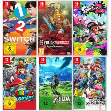 Nintendo Switch Spiele Auswahl | Mario Smash Bros Zelda Pokemon Splatoon