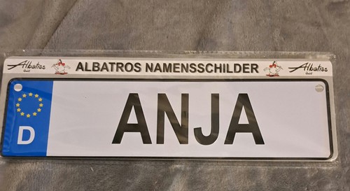 Namensschild anja 5x6 5cm - namensschild,