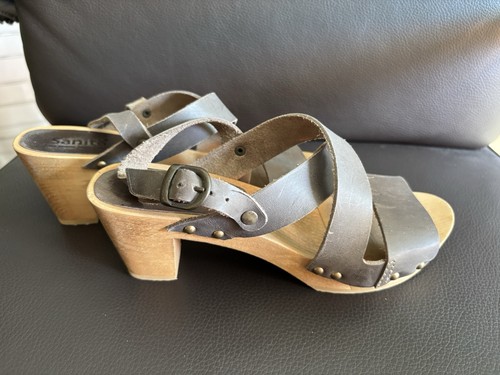 Sanita holz sandalen square - holz,