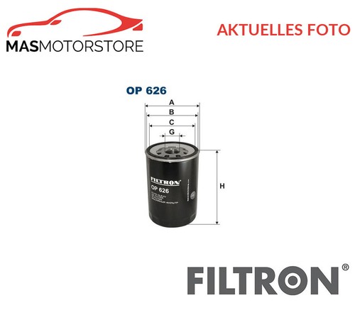 Motor ölfilter filtron op626 - filtron,