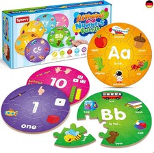 SYNARRY Holz Alphabet Zahlen