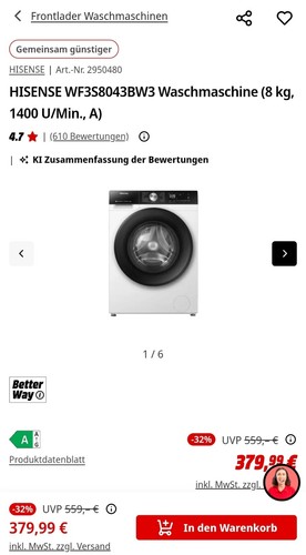 Hisense wf3s8043bw3 - hisense,