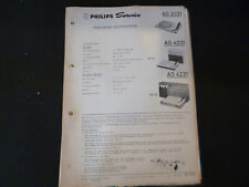 Original Service Manual Schaltplan Philips AG2031 AG4031 AG4231