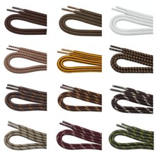 Schnürsenkel RUND braun - Arbeitsschuhe Wanderschuhe  Stiefel Outdoor Sneaker