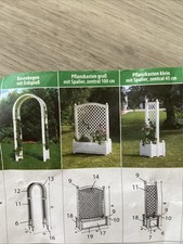 Pflanzkasten mit Spalier Zubehör