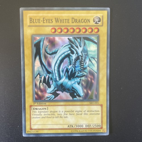 Blue eyes white dragon - blue,