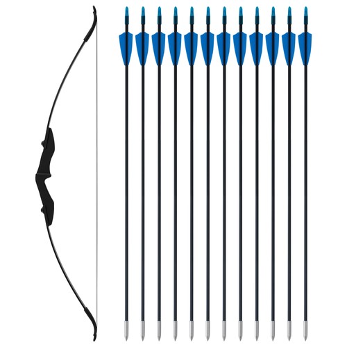 Zoll recurvebogen und - 57-zoll-recurvebogen,