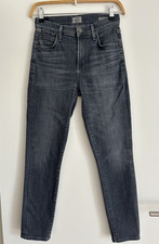 Citizens of Humanity COH Rocket High Rise Crop skinny JEANS HOSE sz. 26 Grey