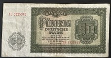 Deutschland DDR  50 Mark 1948