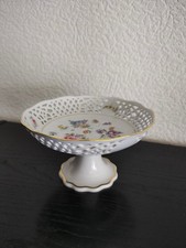 Burg Lindau, Vintage Porzellan, Gebäckschale mit Blumenmotiv, Sammlerstück