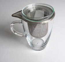 Teeglas Teetasse Sieb Deckel