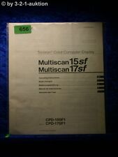 Sony Bedienungsanleitung CPD 15SF1 / 17SF1 Multiscan 15SF /17SF Display (#0656)
