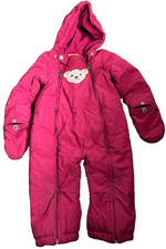 Schneeanzug Gr. 86 von Steiff, pink, 2 Reißverschlüsse, Handschuhe
