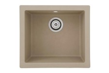 respekta OHIO Einbauspüle, 50 x 44 cm, sandbeige - B-Ware sehr gut