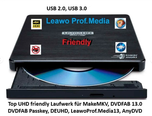 Externes laufwerk - externes, 4k-laufwerk