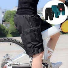 Herren Fahrradhose Kurz Mtb Shorts Bike Radhose Sports Loose Atmungsaktiv-2025
