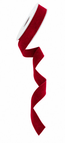 Samtband rot 25mm - samtband,