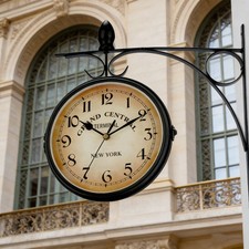 Bahnhofsuhr Zweiseitige